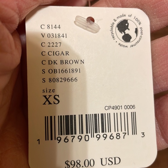 NWT FREE PEOPLE BROWN STRAPLESS RUCHED TOP SIDE SLIT DRESS XS - Picture 5 of 13